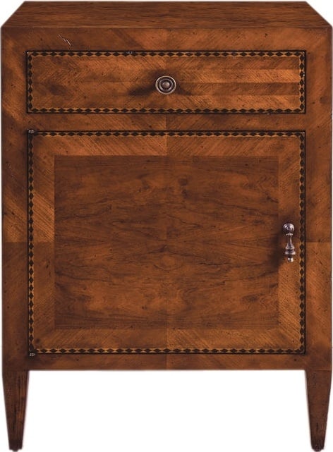 Port Eliot Italian Neo-Classical Inlay Wood Cabinet (1 of 1)