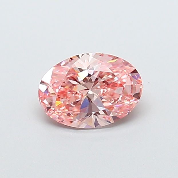 Loose Diamond - OVAL 1.38ct Fancy Vivid Pink VS2: Loose Diamond - OVAL 1.38ct Fancy Vivid Pink VS2 Source: This is a real non-mined Diamond that has been grown in a lab Shape: OVAL Carats: 1.38 Color: Fancy Vivid Pink Certification: IGI Video: