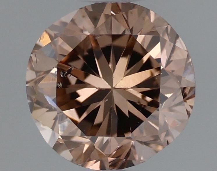 Loose Diamond - ROUND 0.8ct Fancy Dark Yellowish Brown (1 of 1)