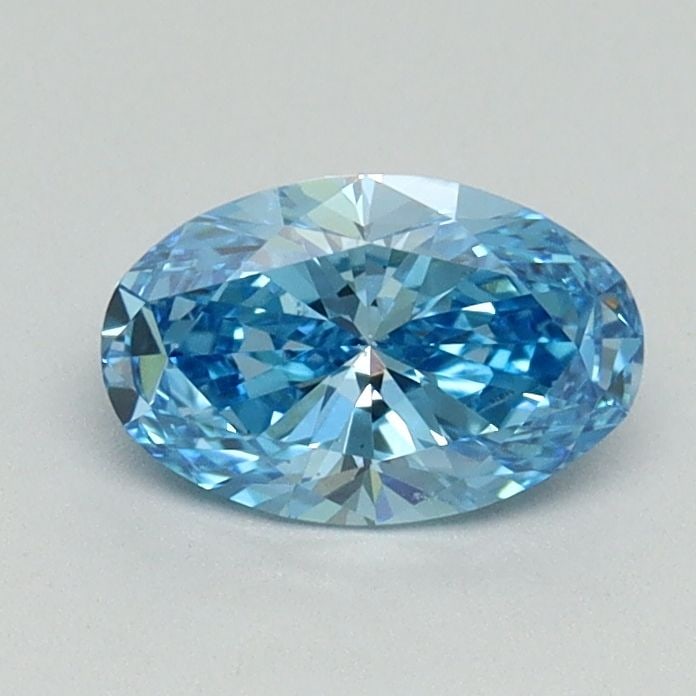 Loose Diamond - OVAL 0.7ct Fancy Vivid Blue VS2: Loose Diamond - OVAL 0.7ct Fancy Vivid Blue VS2 Source: This is a real non-mined Diamond that has been grown in a lab Shape: OVAL Carats: 0.7 Color: Fancy Vivid Blue Certification: IGI Video: Video