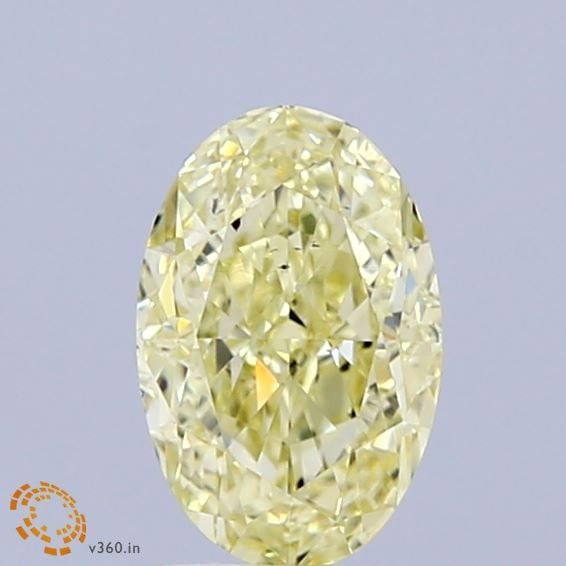 Loose Diamond - OVAL 1.03ct Fancy Light Yellow SI1: Loose Diamond - OVAL 1.03ct Fancy Light Yellow SI1 Source: Natural Shape: OVAL Carats: 1.03 Color: Fancy Light Yellow Certification: GIA Video: