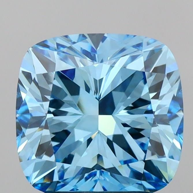 Loose Diamond - CUSHION MODIFIED 2.51ct Fancy Vivid Blue VVS2 (1 of 1)