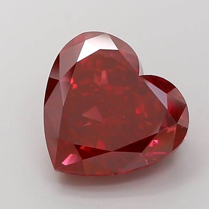 Loose Diamond - HEART 10.26ct Fancy Vivid Red VVS2 (1 of 1)