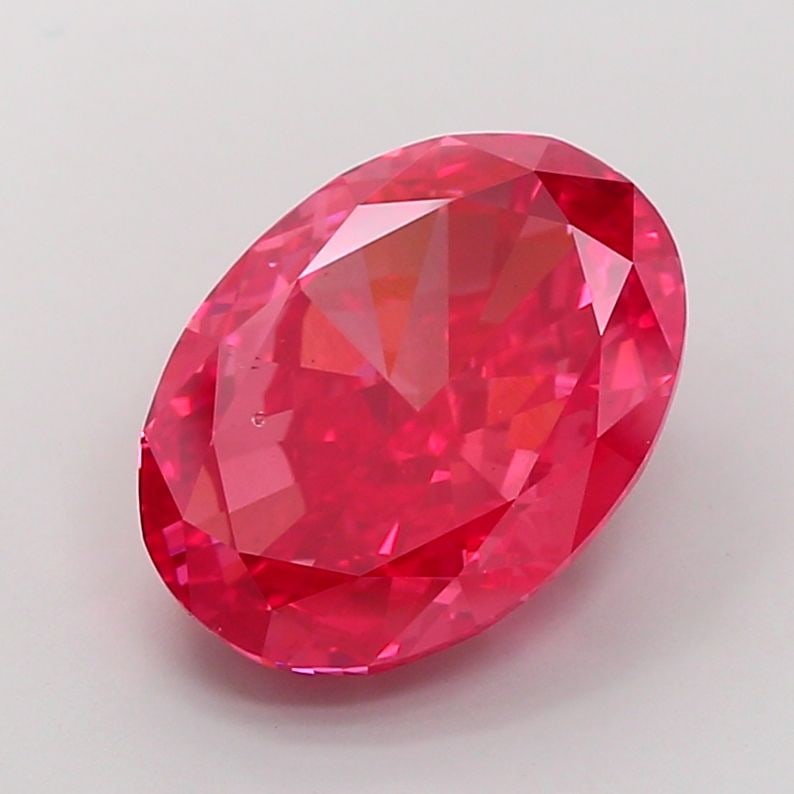 Loose Diamond - OVAL 10.0ct Fancy Vivid Red VS2 (1 of 1)