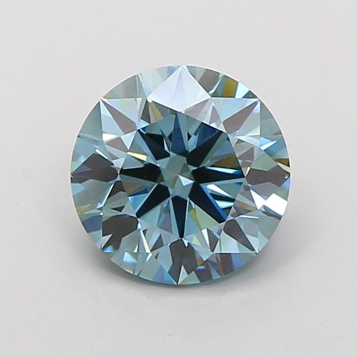 Loose Diamond - ROUND 3.02ct Fancy Vivid Blue VS1 (1 of 1)