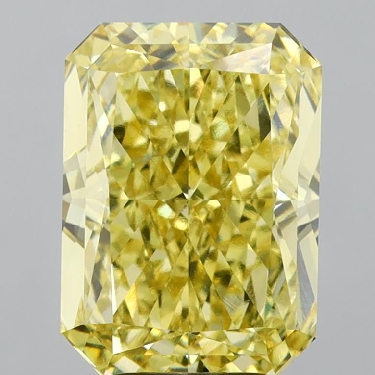 Loose Diamond - RADIANT 5.39ct Fancy Intense Yellow VS1: Loose Diamond - RADIANT 5.39ct Fancy Intense Yellow VS1 Source: This is a real non-mined Diamond that has been grown in a lab Shape: RADIANT Carats: 5.39 Color: Fancy Intense Yellow Certification: IGI