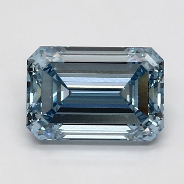 Loose Diamond - EMERALD 1.7ct Fancy Intense Blue VS1: Loose Diamond - EMERALD 1.7ct Fancy Intense Blue VS1 Source: This is a real non-mined Diamond that has been grown in a lab Shape: EMERALD Carats: 1.7 Color: Fancy Intense Blue Certification: IGI Video