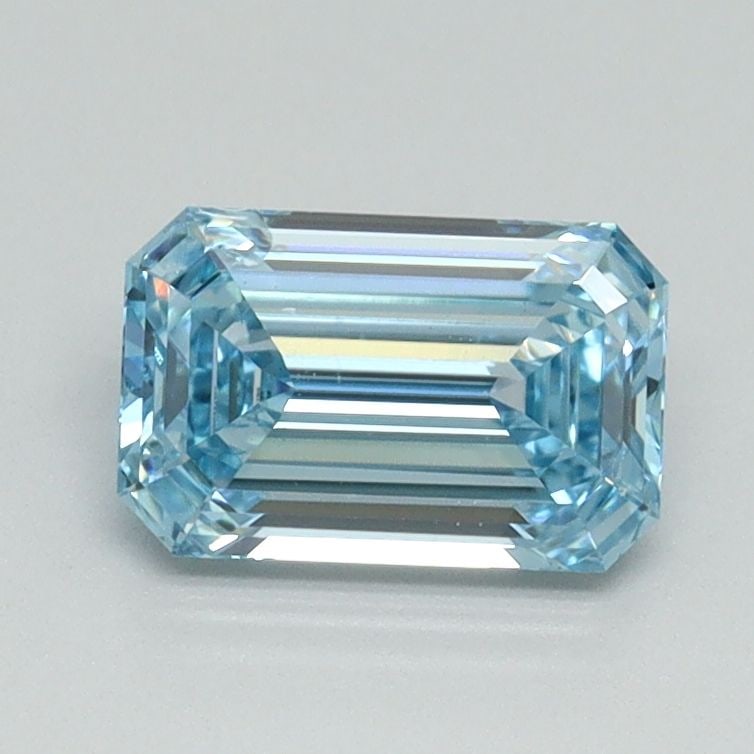Loose Diamond - EMERALD 1.0ct Fancy Vivid Blue VS2: Loose Diamond - EMERALD 1.0ct Fancy Vivid Blue VS2 Source: This is a real non-mined Diamond that has been grown in a lab Shape: EMERALD Carats: 1.0 Color: Fancy Vivid Blue Certification: IGI Video: