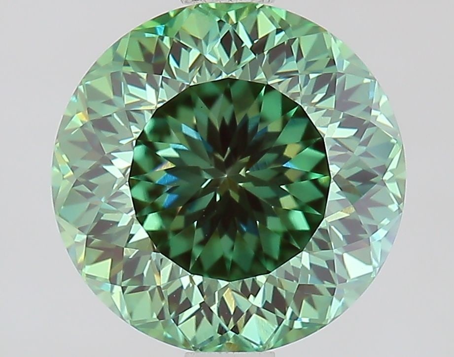 Loose Diamond - OTHER 2.52ct Fancy Vivid Green VVS2: Loose Diamond - OTHER 2.52ct Fancy Vivid Green VVS2 Source: This is a real non-mined Diamond that has been grown in a lab Shape: OTHER Carats: 2.52 Color: Fancy Vivid Green Certification: IGI Video: