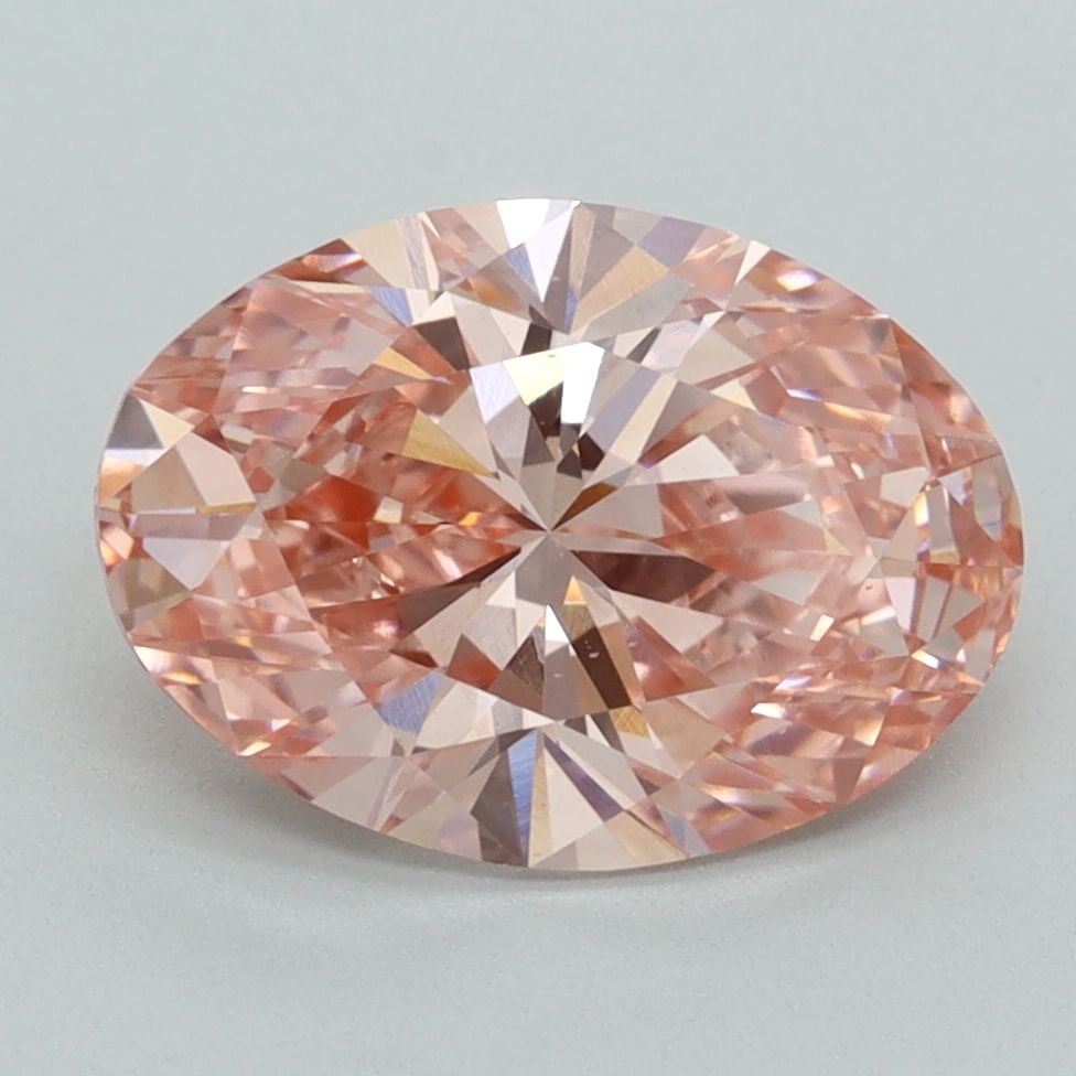 Loose Diamond - OVAL 3.08ct Fancy Vivid Pink VS1: Loose Diamond - OVAL 3.08ct Fancy Vivid Pink VS1 Source: This is a real non-mined Diamond that has been grown in a lab Shape: OVAL Carats: 3.08 Color: Fancy Vivid Pink Certification: IGI Video: Video