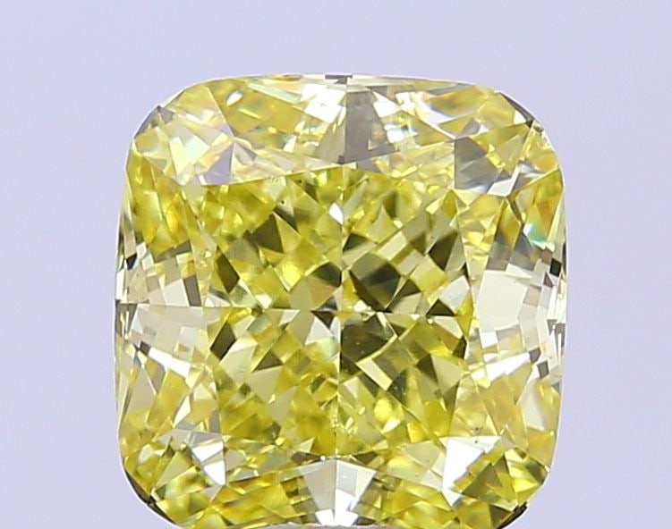 Loose Diamond - CUSHION MODIFIED 5.04ct Fancy Intense Yellow VS1: Loose Diamond - CUSHION MODIFIED 5.04ct Fancy Intense Yellow VS1 Source: This is a real non-mined Diamond that has been grown in a lab Shape: CUSHION MODIFIED Carats: 5.04 Color: Fancy Intense Yellow 