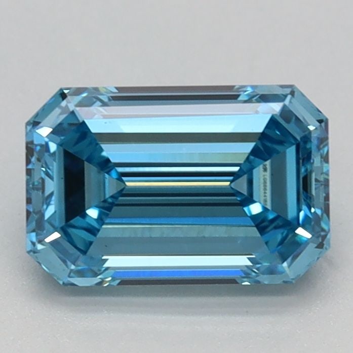 Loose Diamond - EMERALD 1.06ct Fancy Vivid Blue VS1: Loose Diamond - EMERALD 1.06ct Fancy Vivid Blue VS1 Source: This is a real non-mined Diamond that has been grown in a lab Shape: EMERALD Carats: 1.06 Color: Fancy Vivid Blue Certification: IGI Video: