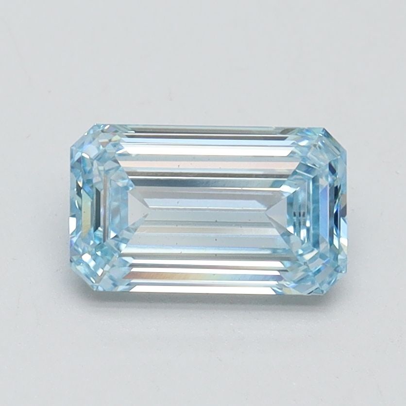 Loose Diamond - EMERALD 1.1ct Fancy Intense Blue VS1: Loose Diamond - EMERALD 1.1ct Fancy Intense Blue VS1 Source: This is a real non-mined Diamond that has been grown in a lab Shape: EMERALD Carats: 1.1 Color: Fancy Intense Blue Certification: IGI Video