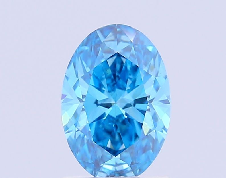 Loose Diamond - OVAL 1.25ct Fancy Vivid Blue VS1: Loose Diamond - OVAL 1.25ct Fancy Vivid Blue VS1 Source: This is a real non-mined Diamond that has been grown in a lab Shape: OVAL Carats: 1.25 Color: Fancy Vivid Blue Certification: IGI Video: