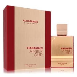 Al Haramain Amber Oud Ruby Eau De Parfum Spray (Unisex) By Al Haramain: Al Haramain Amber Oud Ruby Eau De Parfum Spray (Unisex) By Al Haramain Al Haramain Amber Oud Ruby Perfume by Al Haramain Size: 2 oz Eau De Parfum Spray PLEASE NOTE: Framed, Large, or heavy items do no