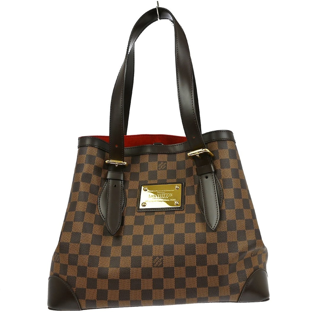 Louis Vuitton Hampstead MM Ebene Damier Canvas Medium Tote Bag N51204: Louis Vuitton Hampstead MM Ebene Damier Canvas Medium Tote Bag N51204 This Louis Vuitton Hampstead MM tote bag features the signature Ebene Damier canvas with logo accents and hand-tooled inner pocket