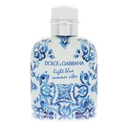 Light Blue Summer Vibes Eau De Toilette Spray (Tester) By Dolce & Gabbana: Light Blue Summer Vibes Eau De Toilette Spray (Tester) By Dolce & Gabbana Light Blue Summer Vibes Cologne by Dolce & Gabbana Size: 4.2 oz Eau De Toilette Spray PLEASE NOTE: Framed, Large, or heavy ite