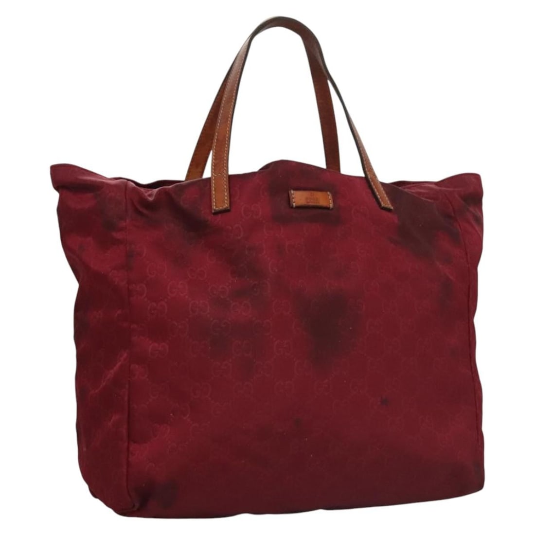Red Nylon GG Canvas Tote by Gucci Model 282439: Red Nylon GG Canvas Tote by Gucci Model 282439 This is a Gucci GG Canvas tote bag crafted from red nylon and GG canvas. Designed for women, it features dual handles and a spacious interior, making it 
