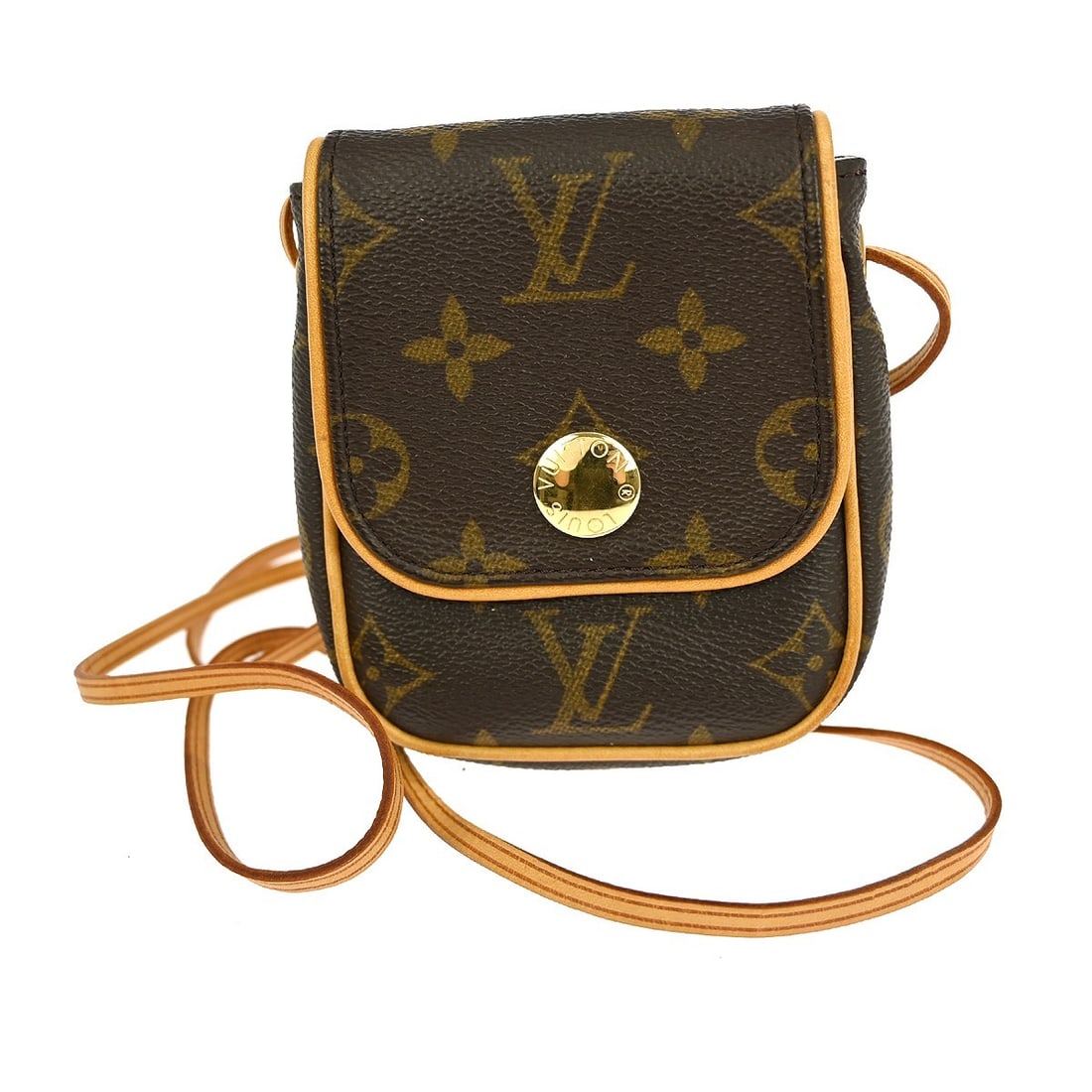 Louis Vuitton Pochette Cancun Monogram Canvas Mini Shoulder Bag M60018: Louis Vuitton Pochette Cancun Monogram Canvas Mini Shoulder Bag M60018 This is a vintage Louis Vuitton Monogram Pochette Cancun mini shoulder bag crafted from signature monogram canvas. The bag featur