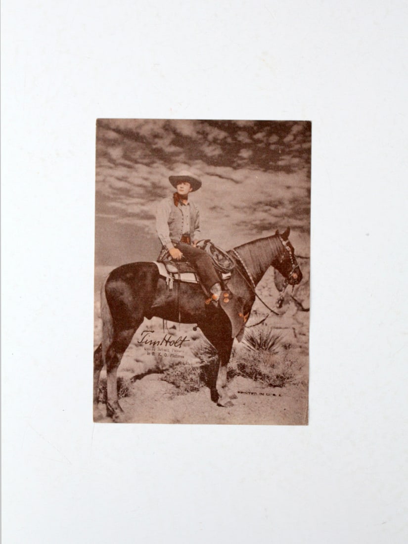 Vintage Tim Holt Pre-WWII Promotional Film Print 7x5 (1 of 5)