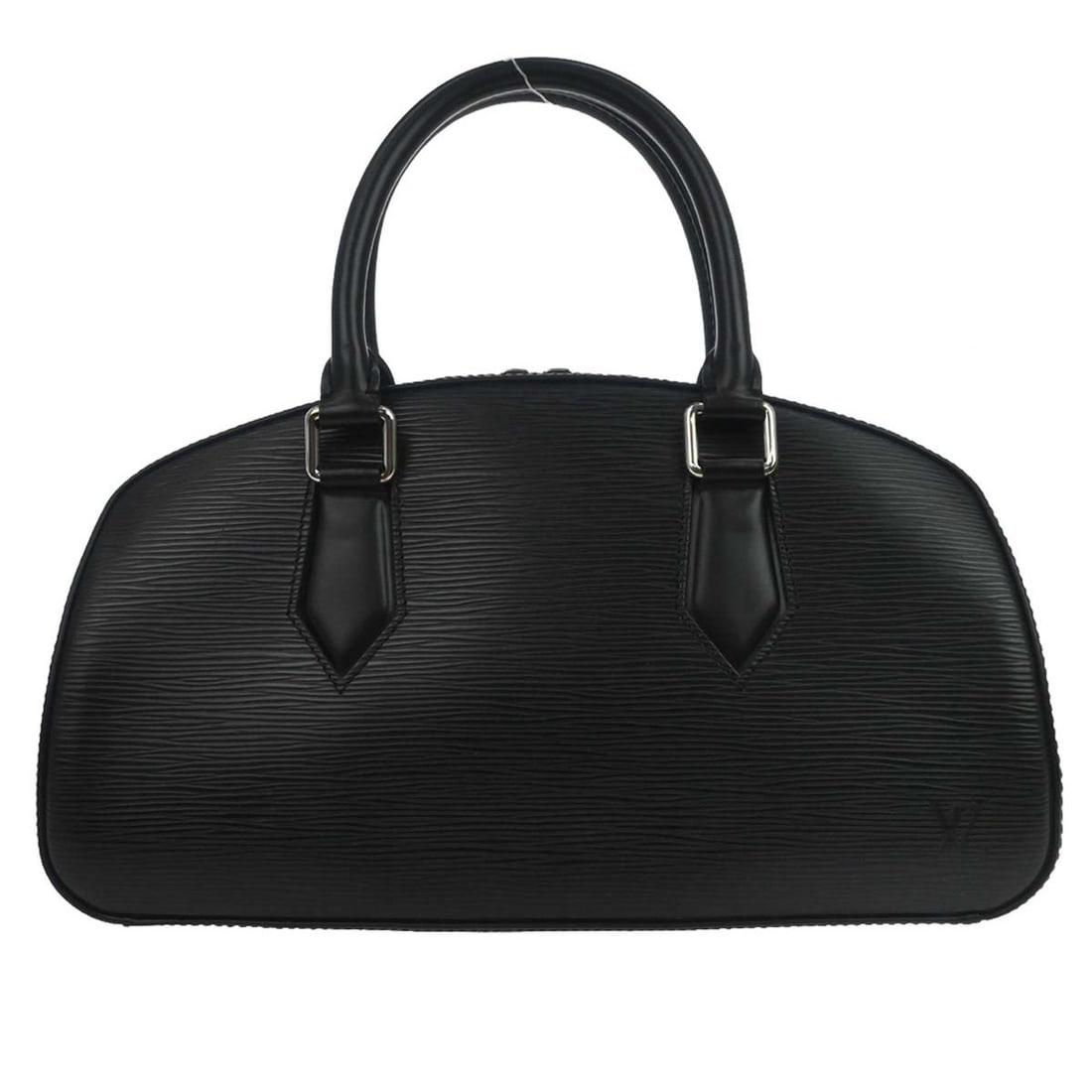 Louis Vuitton Jasmin Epi Leather Black Satchel Top Handle Bag M52782: Louis Vuitton Jasmin Epi Leather Black Satchel Top Handle Bag M52782 This Louis Vuitton Jasmin handbag features the signature Epi leather in black with double handles and a zipper closure. The medium-