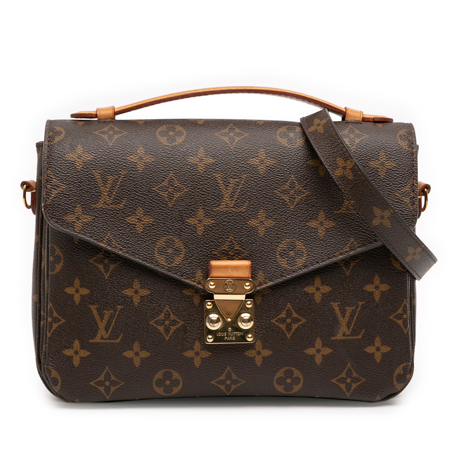 Louis Vuitton Pochette Metis Monogram Canvas Shoulder Bag with S-Lock (1 of 11)