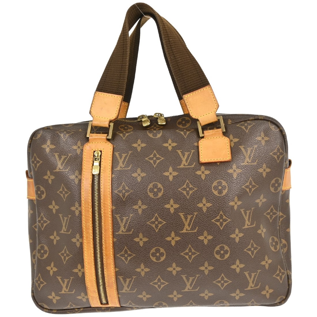 Louis Vuitton Sac Bosphore Monogram Canvas Leather Medium Handbag M40043: Louis Vuitton Sac Bosphore Monogram Canvas Leather Medium Handbag M40043 This Louis Vuitton Monogram Sac Bosphore business handbag features the iconic monogram canvas leather exterior with brown leath