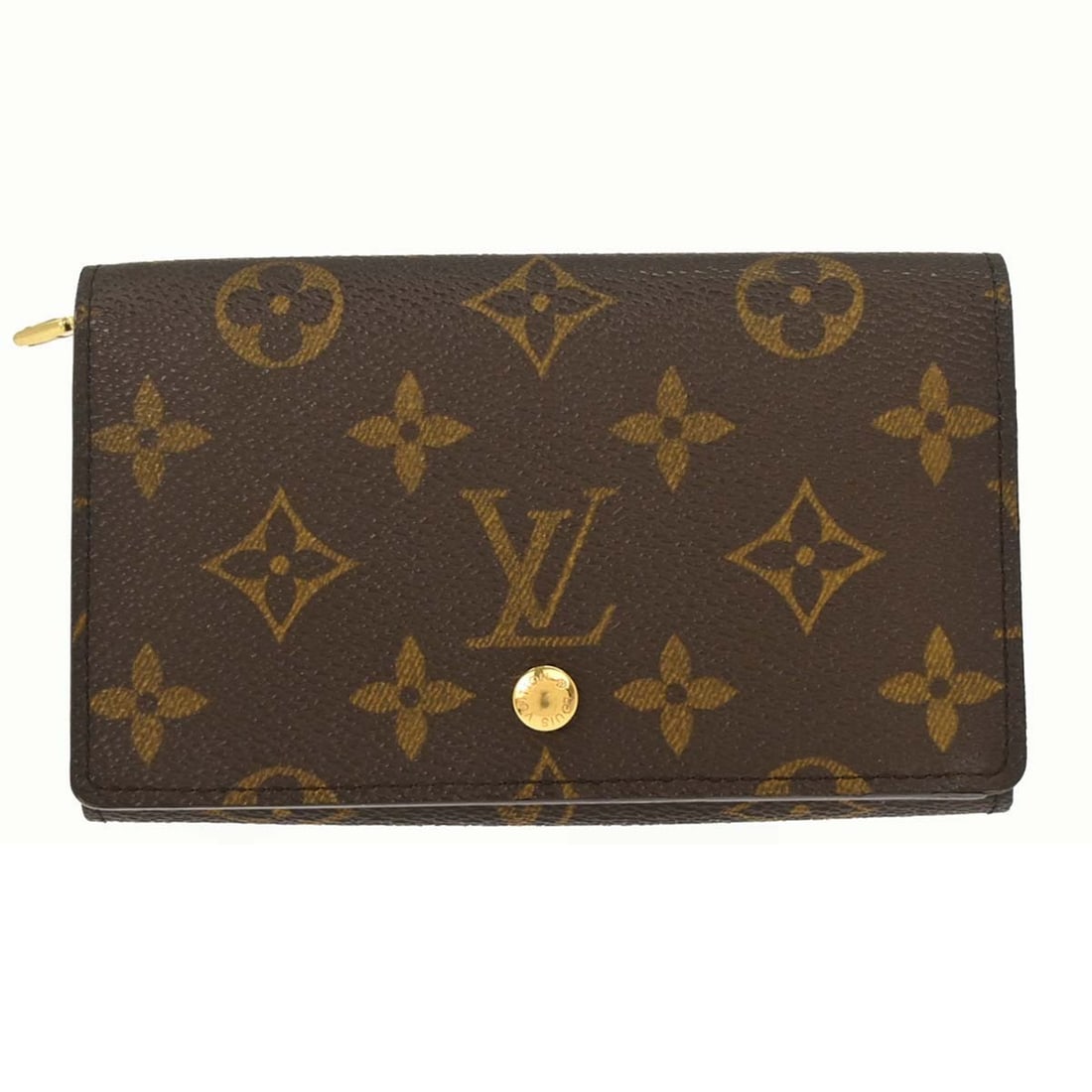 Louis Vuitton Tresor Brown Monogram Canvas Folding Wallet M61730 (1 of 15)