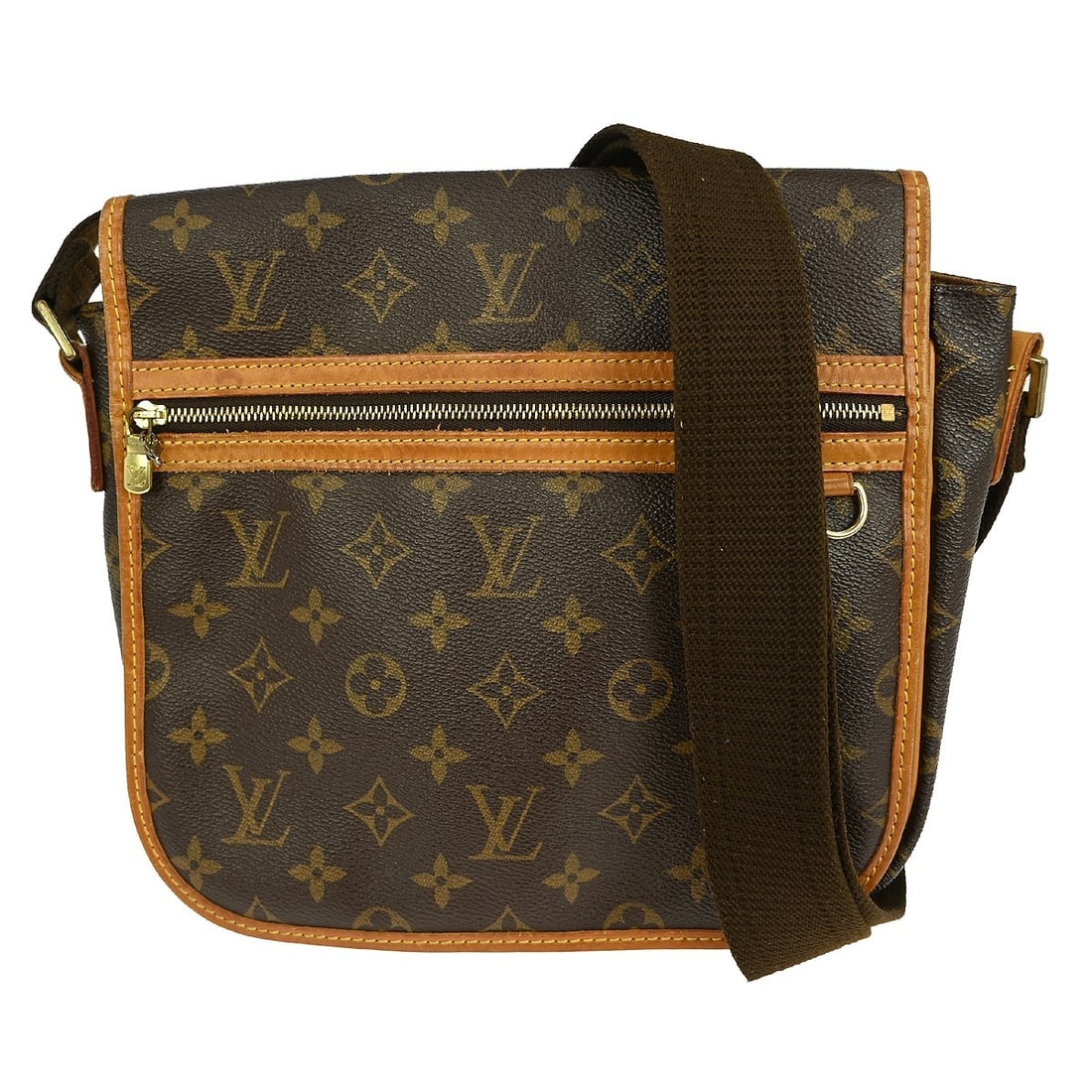 Louis Vuitton Bosphore PM Monogram Canvas Messenger Crossbody Shoulder Bag: Louis Vuitton Bosphore PM Monogram Canvas Messenger Crossbody Shoulder Bag This Louis Vuitton Bosphore PM messenger shoulder bag features the iconic monogram canvas leather exterior with a brown cross