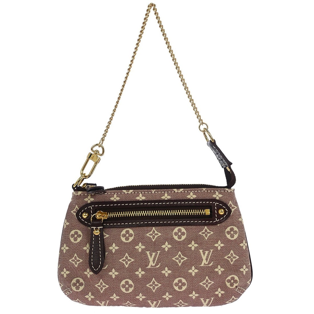 Louis Vuitton Idylle Mini Pochette Handbag M62999 Bordeaux Canvas (1 of 7)