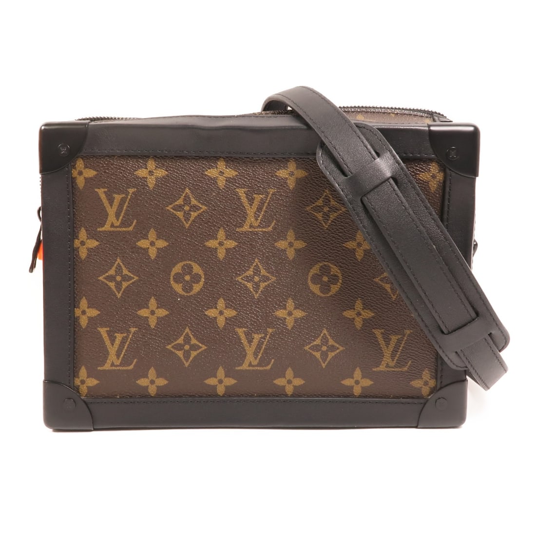 Louis Vuitton Monogram Solar Brown Soft Trunk Shoulder Bag M44427: Louis Vuitton Monogram Solar Brown Soft Trunk Shoulder Bag M44427 This Louis Vuitton Soft Trunk shoulder bag features the iconic Monogram Solar pattern in brown PVC coated canvas. Designed for women, 