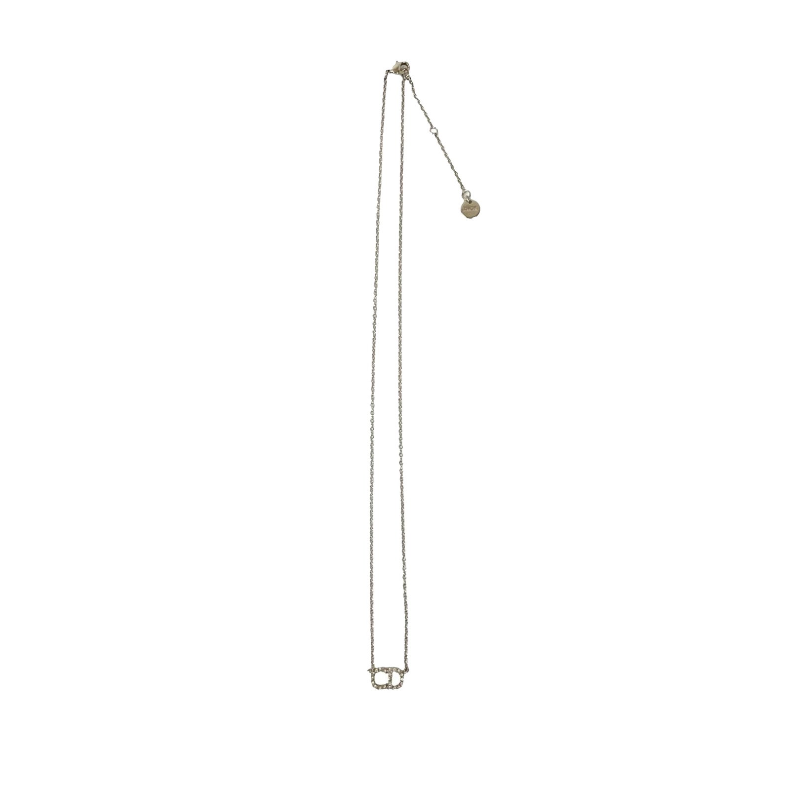 Clair D Lune Necklace with Crystals Silver Plated by Dior (1 of 5)
