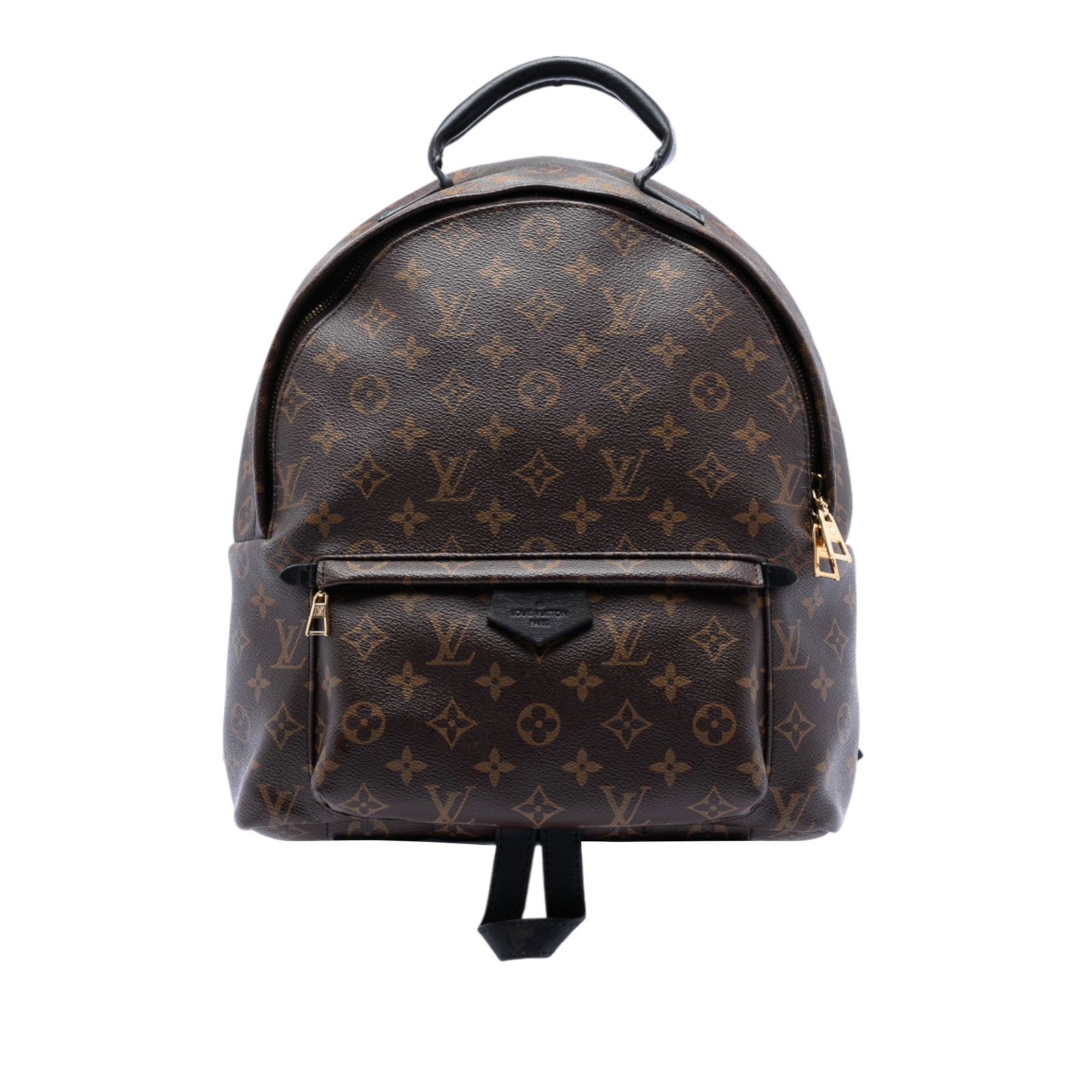 Louis Vuitton Palm Springs MM Monogram Canvas Brown Backpack: Louis Vuitton Palm Springs MM Monogram Canvas Brown Backpack The Louis Vuitton Monogram Palm Springs MM is crafted from signature monogram canvas with a brown hue. It features a flat leather top handl