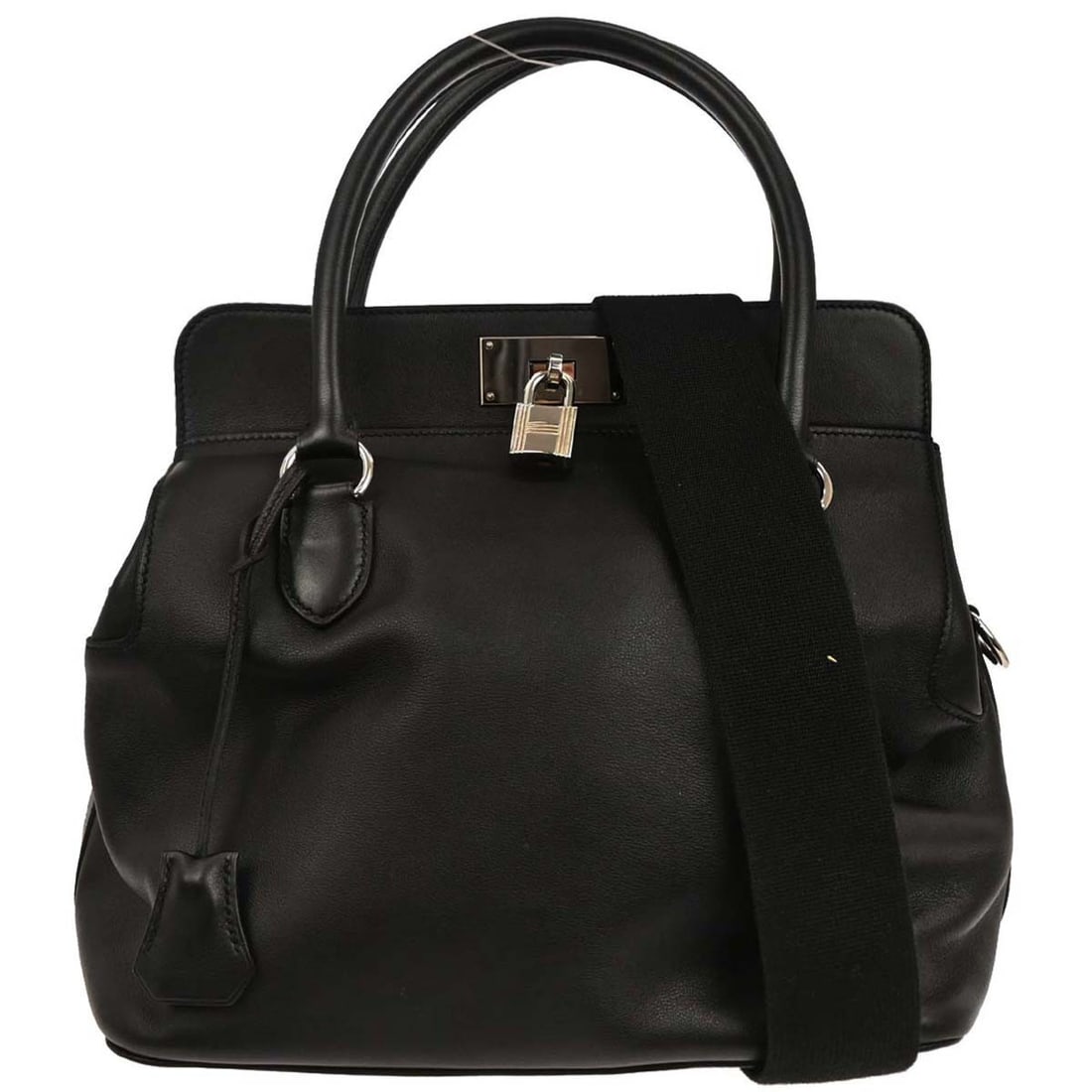 Hermes Black Swift Toolbox 26 2-Way Handbag with Turnlock Closure (1 of 10)