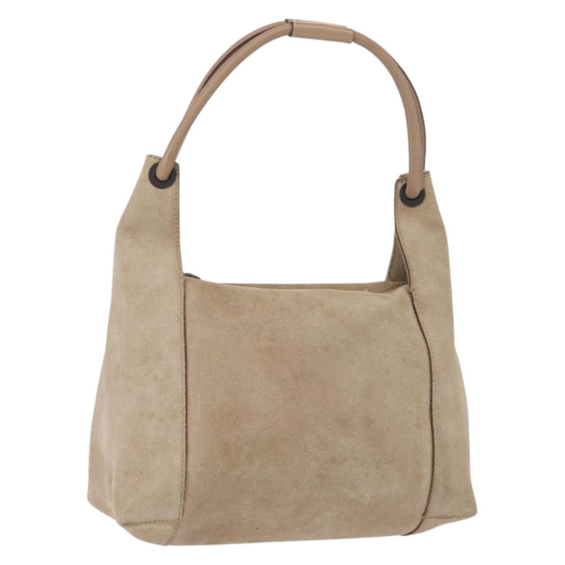 Beige Suede Gucci Vintage Women's Handbag 24cm x 18cm x 8cm Italy (1 of 18)