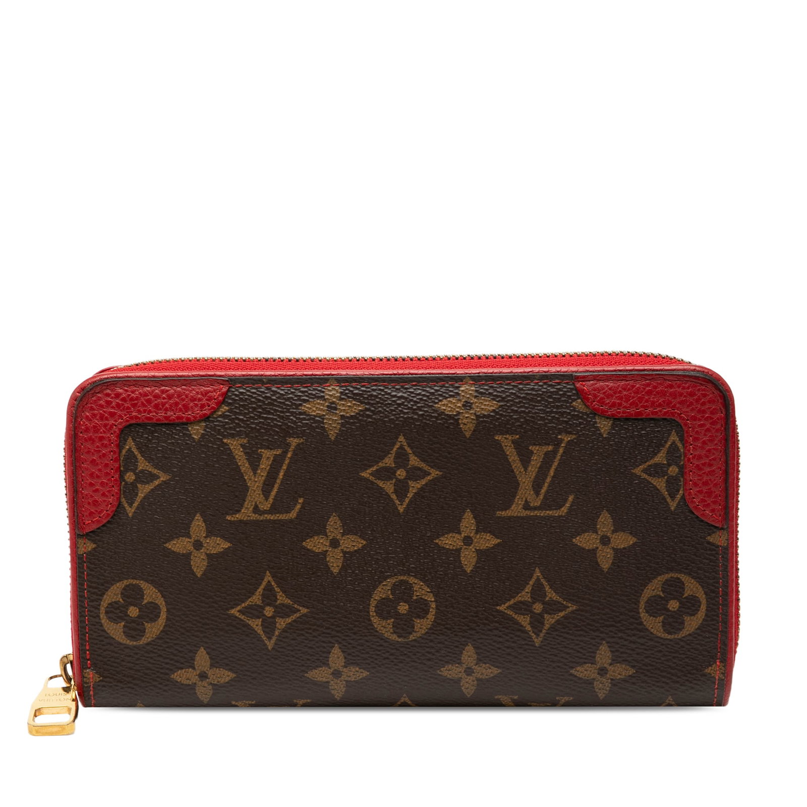 Louis Vuitton Retiro Monogram Canvas Zippy Wallet with Leather Trim: Louis Vuitton Retiro Monogram Canvas Zippy Wallet with Leather Trim The Louis Vuitton Monogram Retiro Zippy Wallet features the signature monogram canvas with leather trim, a zip-around closure, and a