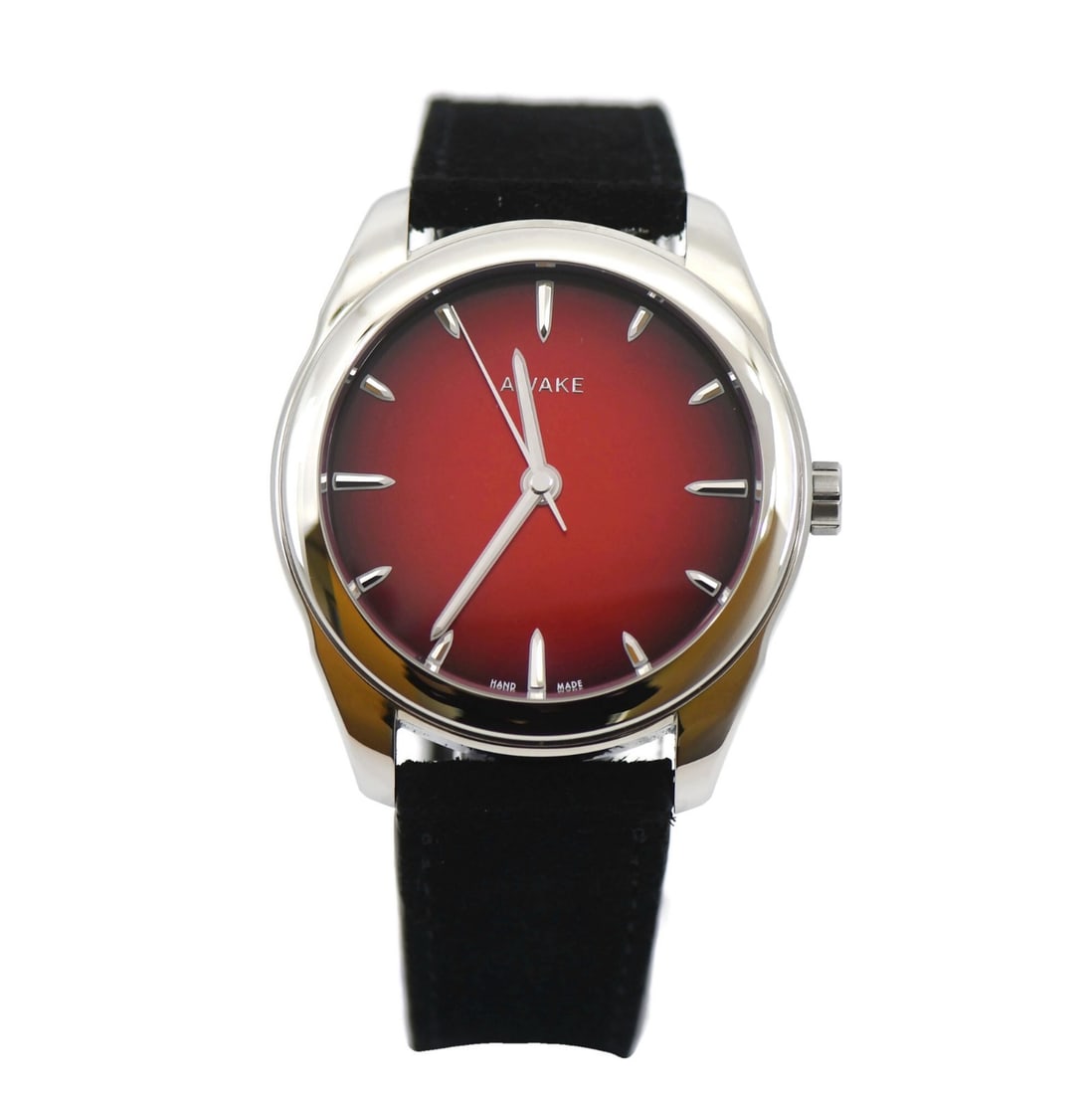 Awake Son Mai Automatic Red Dial Stainless Steel Men's Wristwatch With Box (1 of 6)