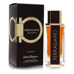 Salvatore Ferragamo Spicy Leather Eau De Parfum Spray By Salvatore Ferragamo: Salvatore Ferragamo Spicy Leather Eau De Parfum Spray By Salvatore Ferragamo Salvatore Ferragamo Spicy Leather Cologne by Salvatore Ferragamo Size: 3.4 oz Eau De Parfum Spray PLEASE NOTE: Framed, Larg