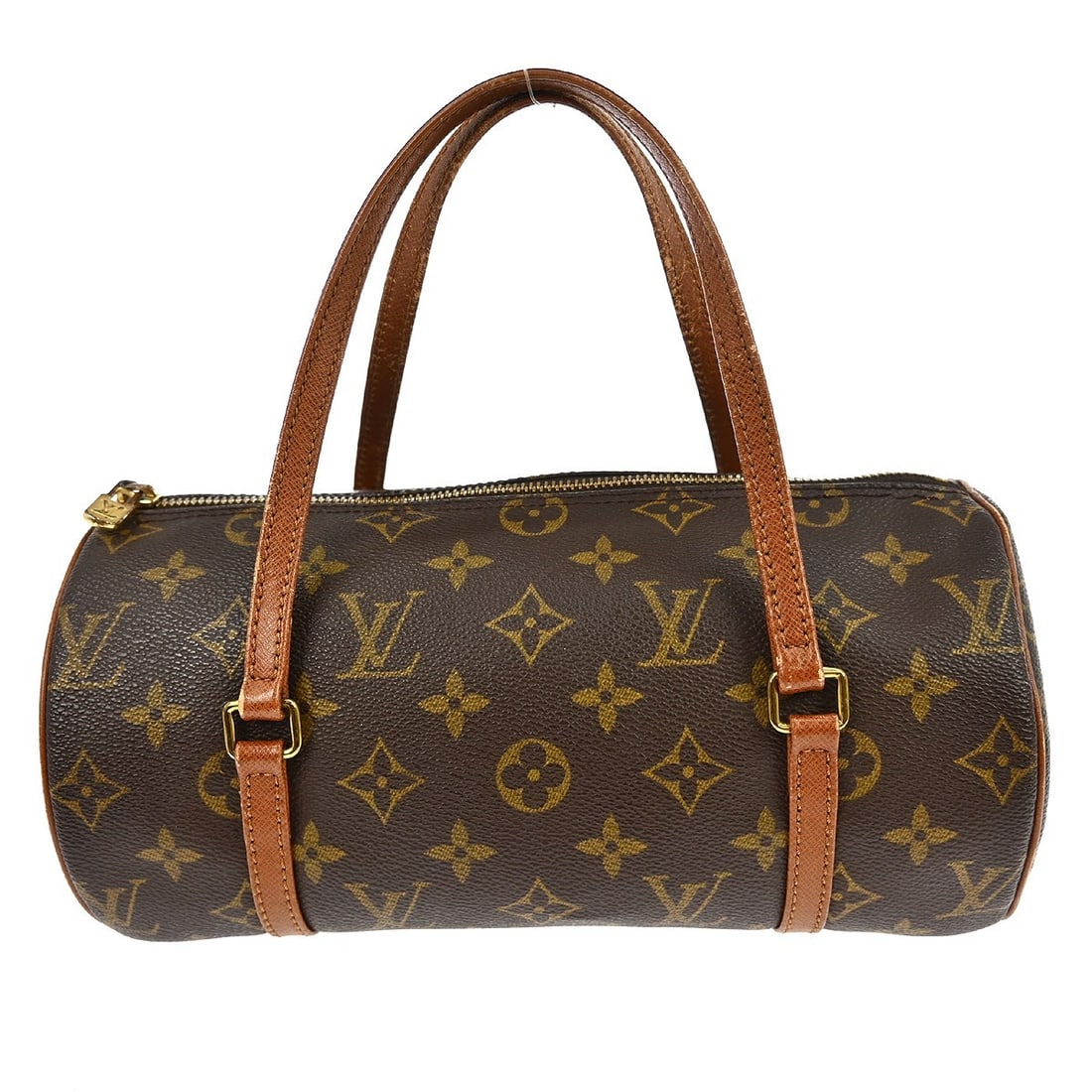 Louis Vuitton Papillon 26 Monogram Canvas Vintage Brown Top Handle Bag: Louis Vuitton Papillon 26 Monogram Canvas Vintage Brown Top Handle Bag This Louis Vuitton Papillon 26 handbag is a vintage medium-sized top handle bag crafted from the iconic monogram canvas leather w