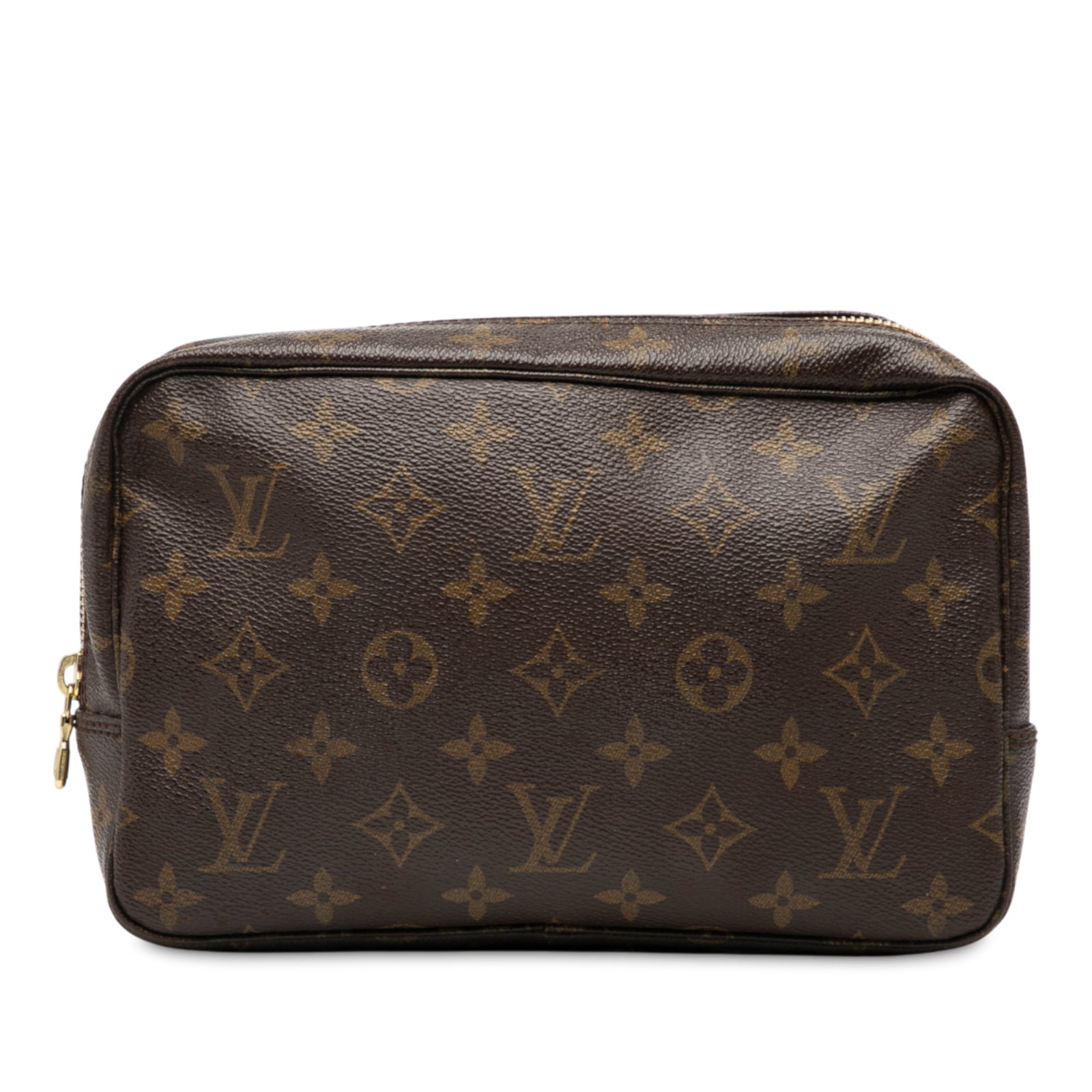 Louis Vuitton Monogram Canvas Trousse Toilette 23 Cosmetic Pouch: Louis Vuitton Monogram Canvas Trousse Toilette 23 Cosmetic Pouch This Louis Vuitton Monogram Trousse Toilette 23 features the iconic monogram canvas body, a secure top zip closure, and interior pocket