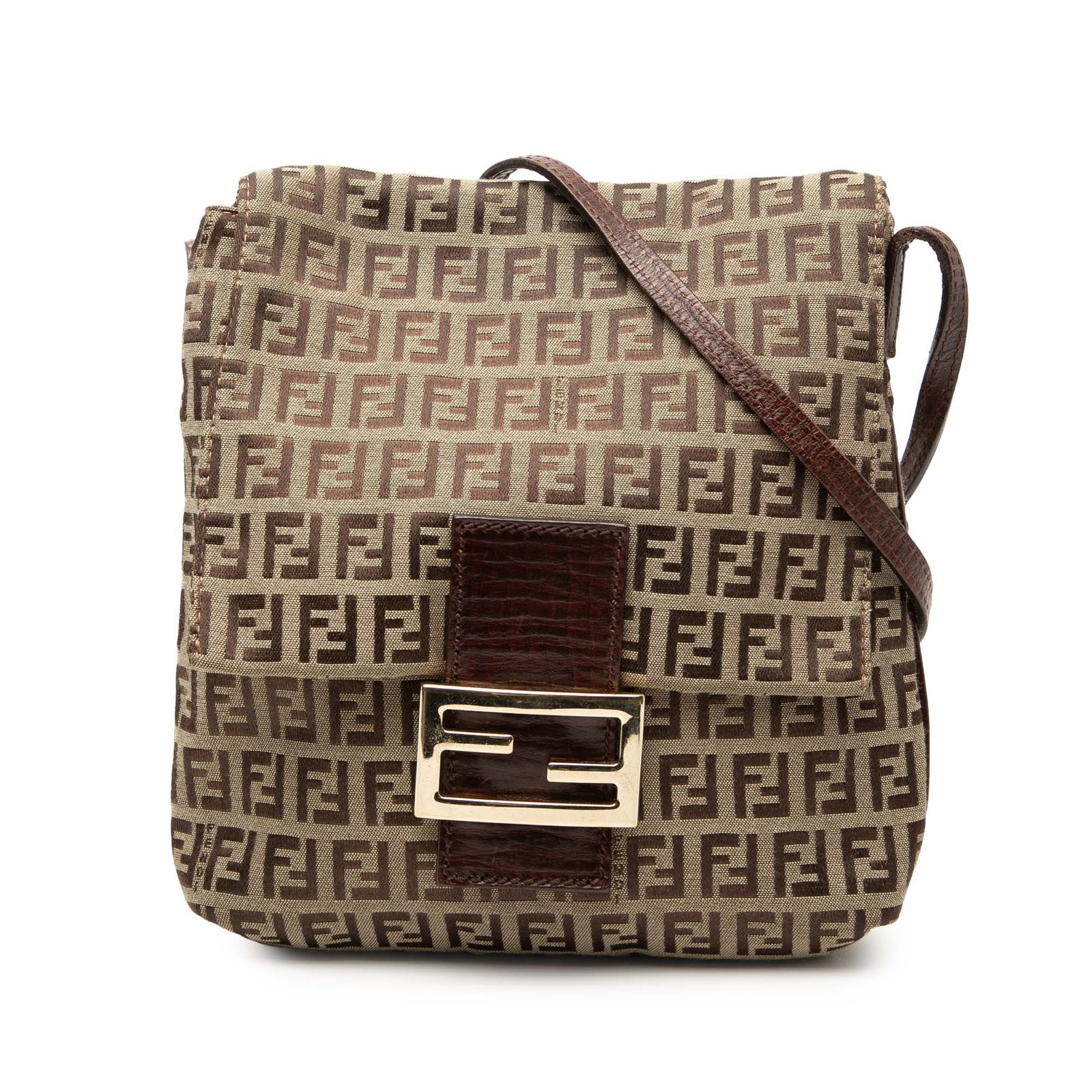 Zucchino Canvas Crossbody Bag by Fendi with Adjustable Strap (1 of 7)