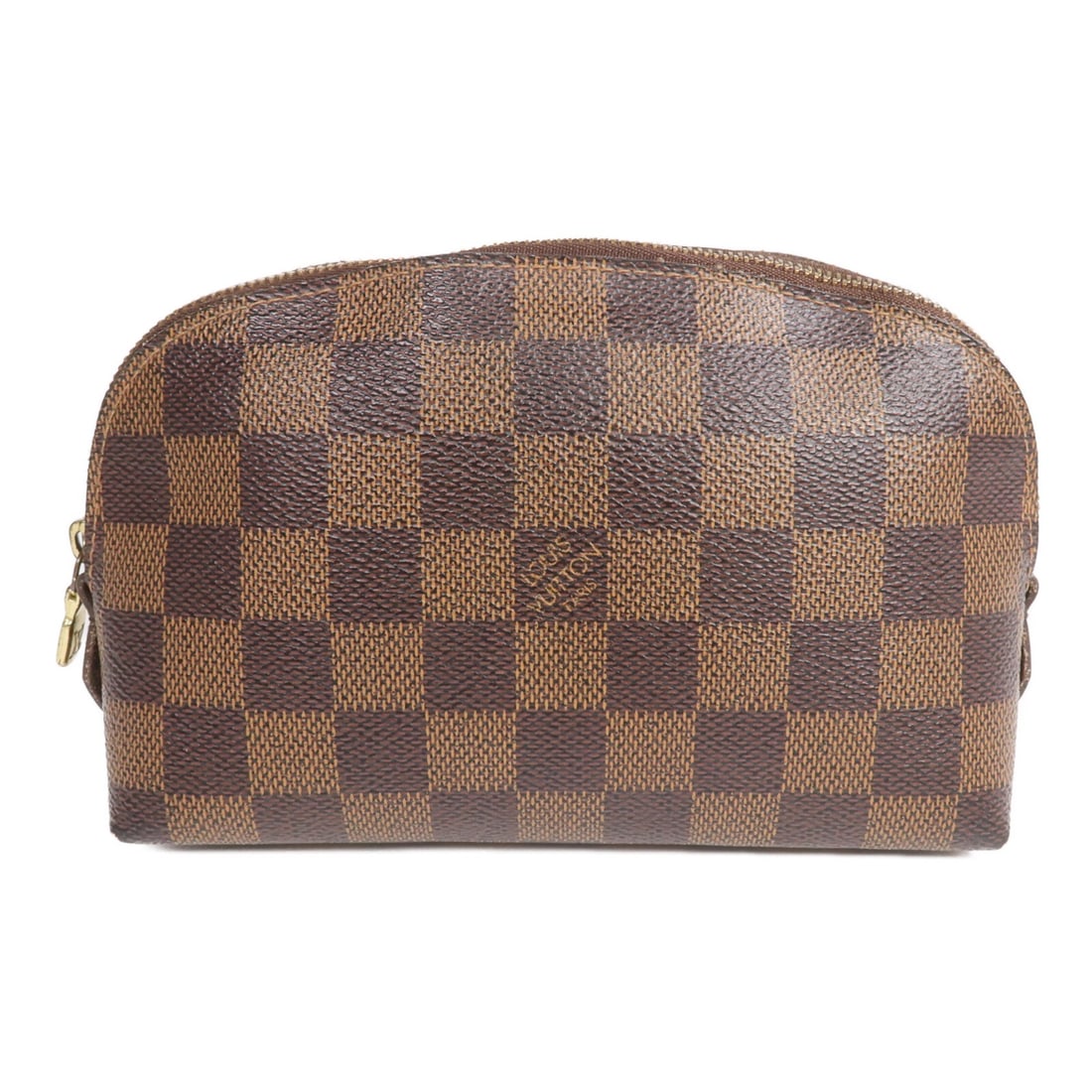 Louis Vuitton Damier Brown Cosmetic Bag with Gold Hardware N47516 (1 of 14)