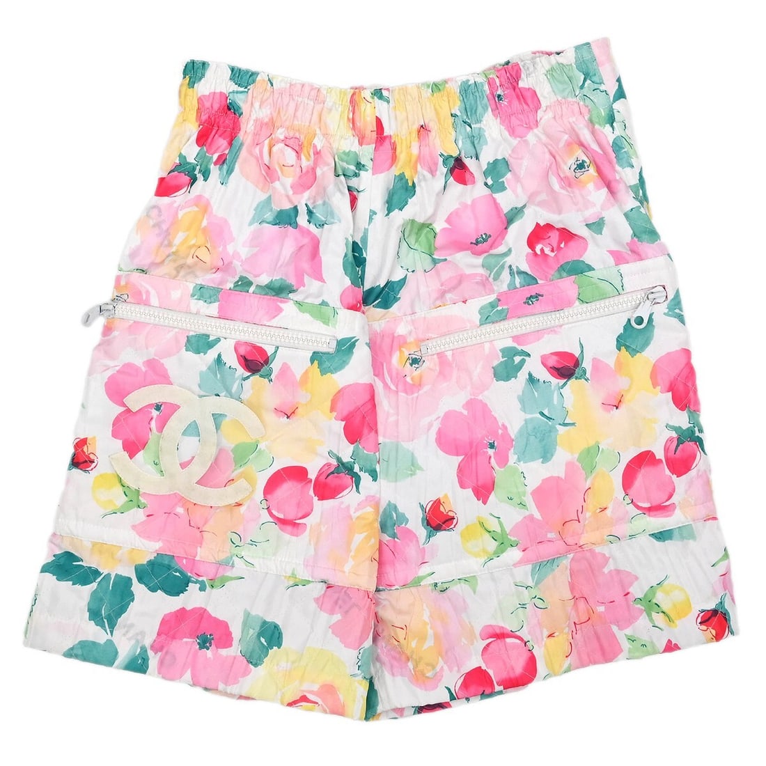 Chanel White Short Pants #38 Casual Summer Style (1 of 10)