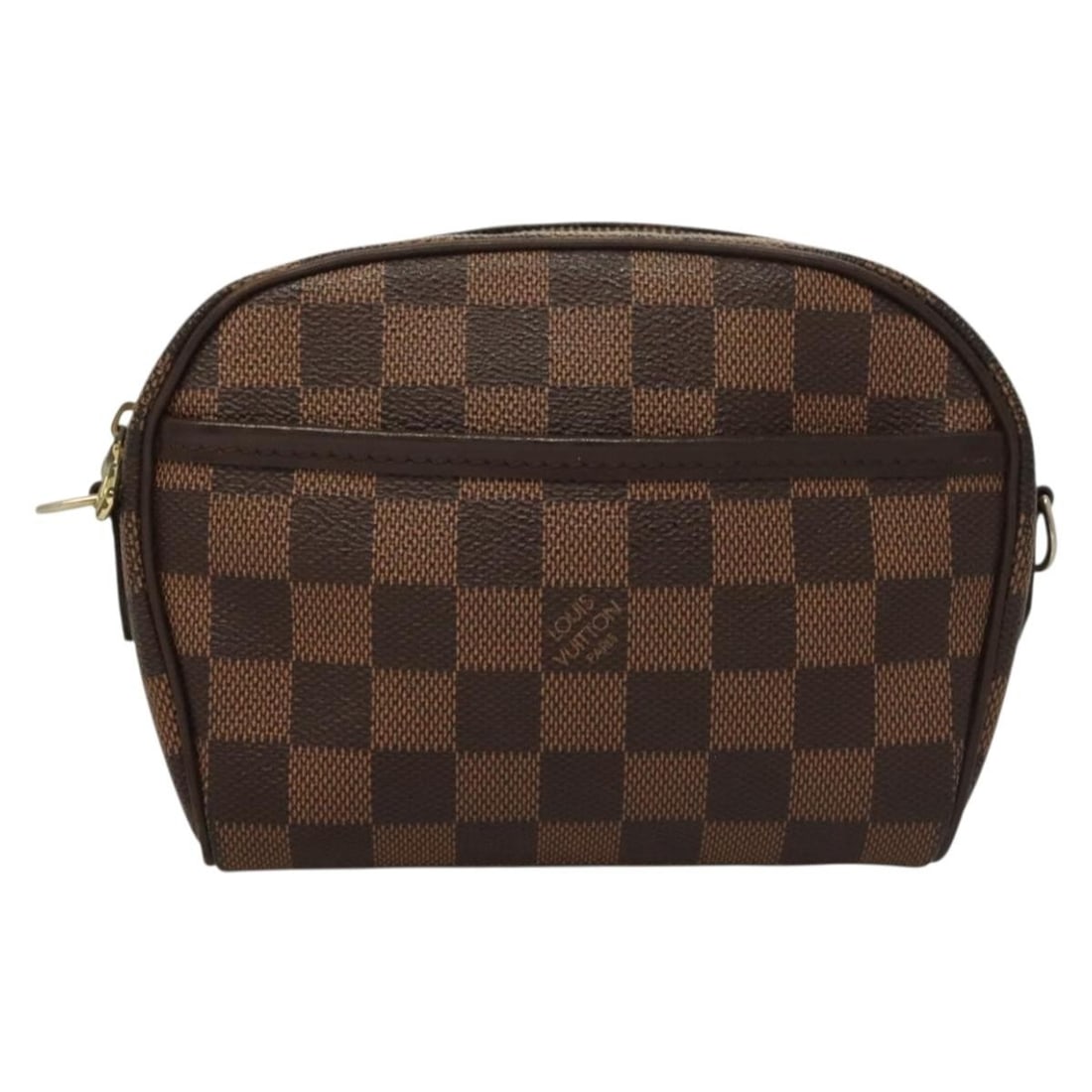 Ipanema Shoulder Bag Brown Canvas by Louis Vuitton: Ipanema Shoulder Bag Brown Canvas by Louis Vuitton The Louis Vuitton Ipanema handbag features the iconic Damier canvas in brown, designed for women. This handbag is made in France and offers a structu