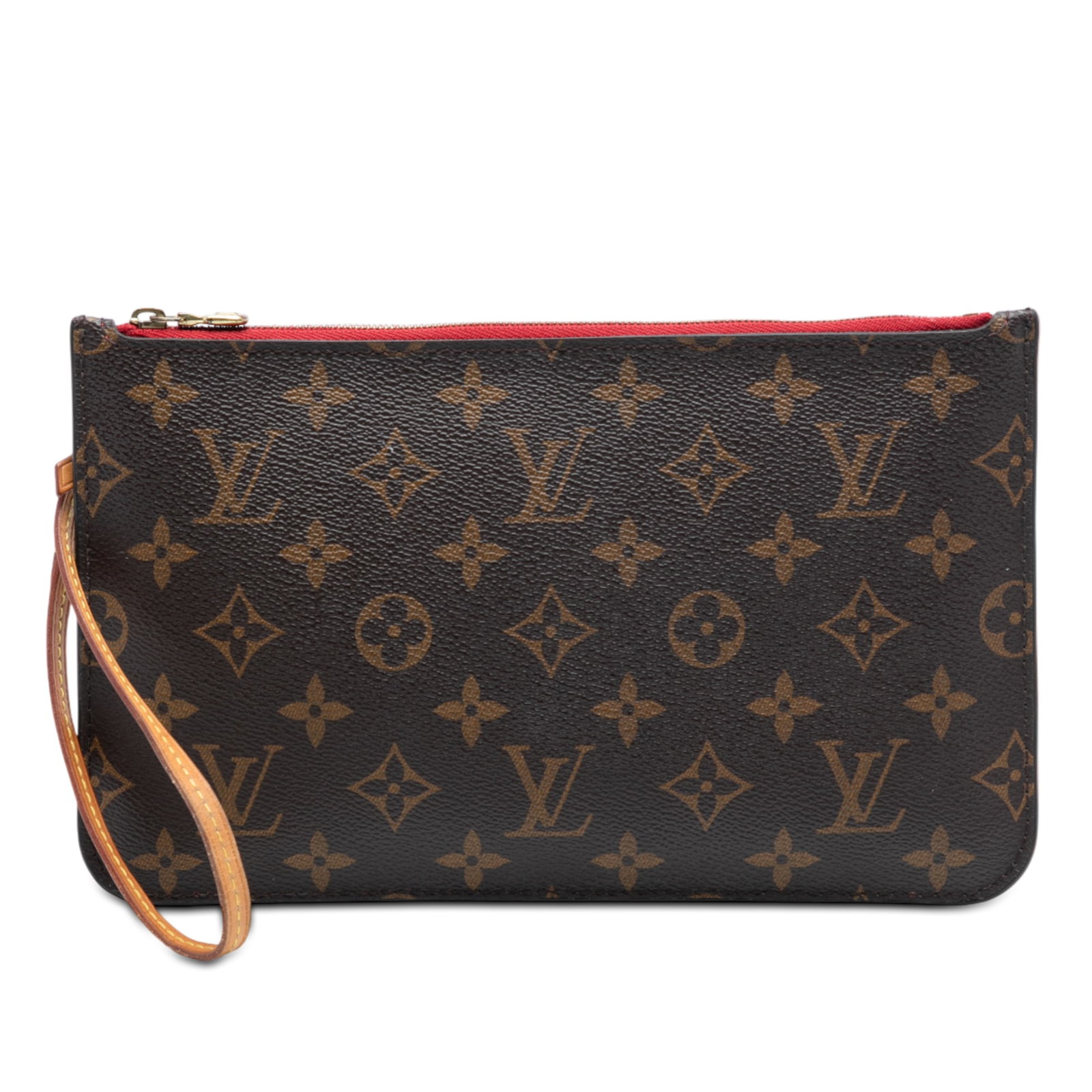 Louis Vuitton Neverfull MM Monogram Canvas Wristlet Pouch with Zip Closure (1 of 7)