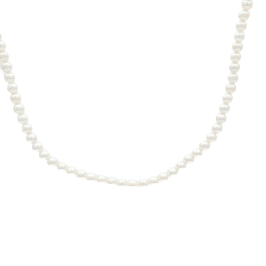 18K Yellow Gold Necklace with Pearl Accent for Women: 18K Yellow Gold Necklace with Pearl Accent for Women This women's necklace features a classic design crafted from 18K yellow gold. The necklace is designed without a main stone, offering a simple and 