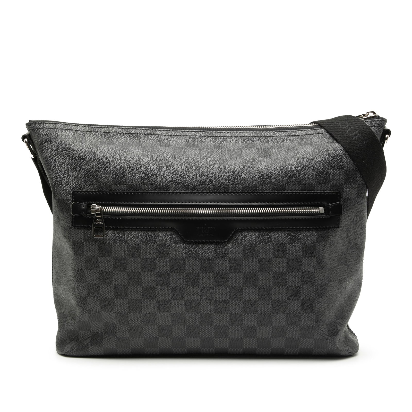 Louis Vuitton Damier Graphite Mick MM Bag Black Fabric (1 of 8)