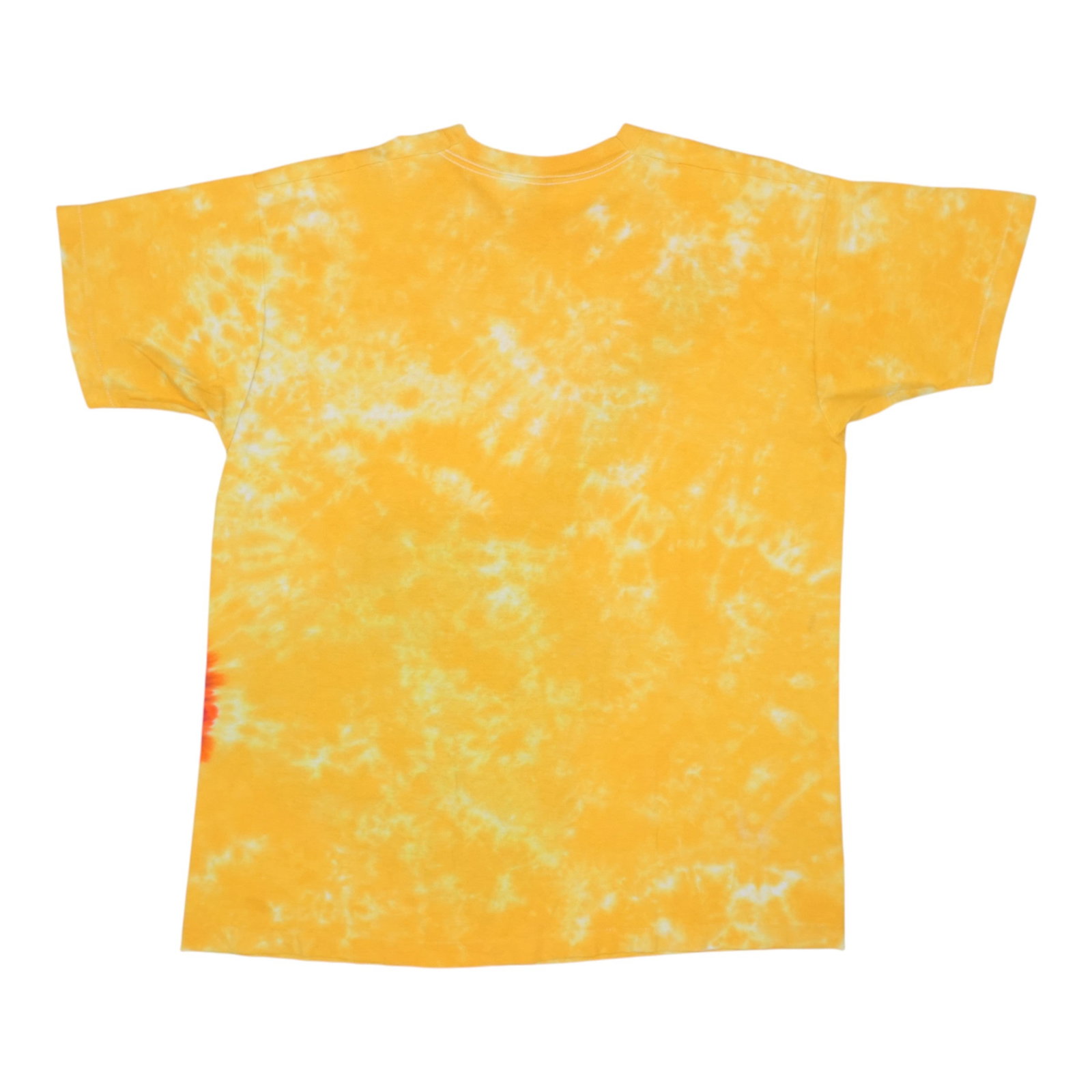 Vintage 1990s Tie Dye Guitar Graphic Cotton T Shirt XXL: Vintage 1990s Tie Dye Guitar Graphic Cotton T Shirt XXL This is an original vintage 1990s Guitar Tie Dye shirt. It is not a modern reproduction and features no graphics on the back. The shirt is made 