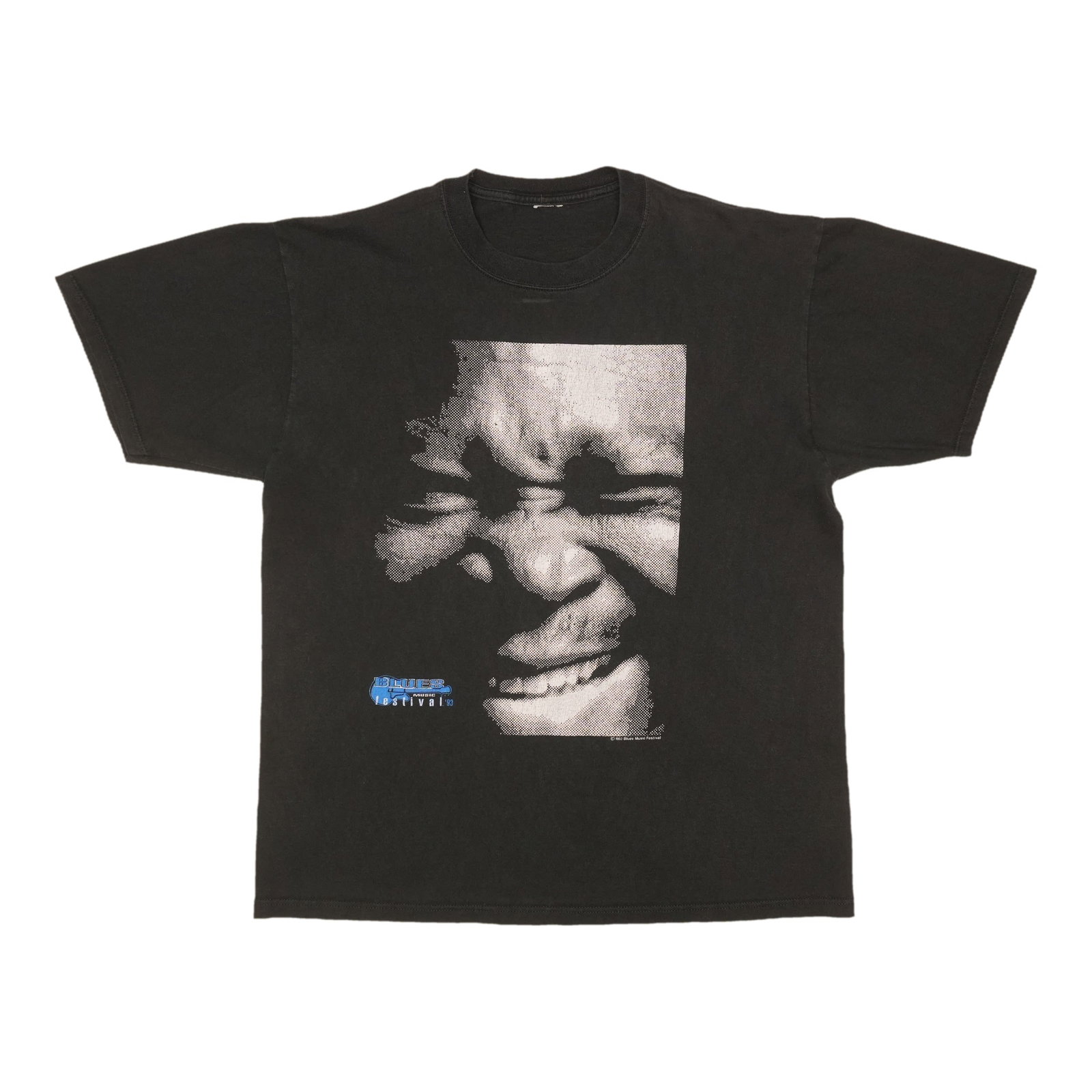 Vintage 1993 BB King Blues Festival Black Cotton Concert T Shirt (1 of 4)
