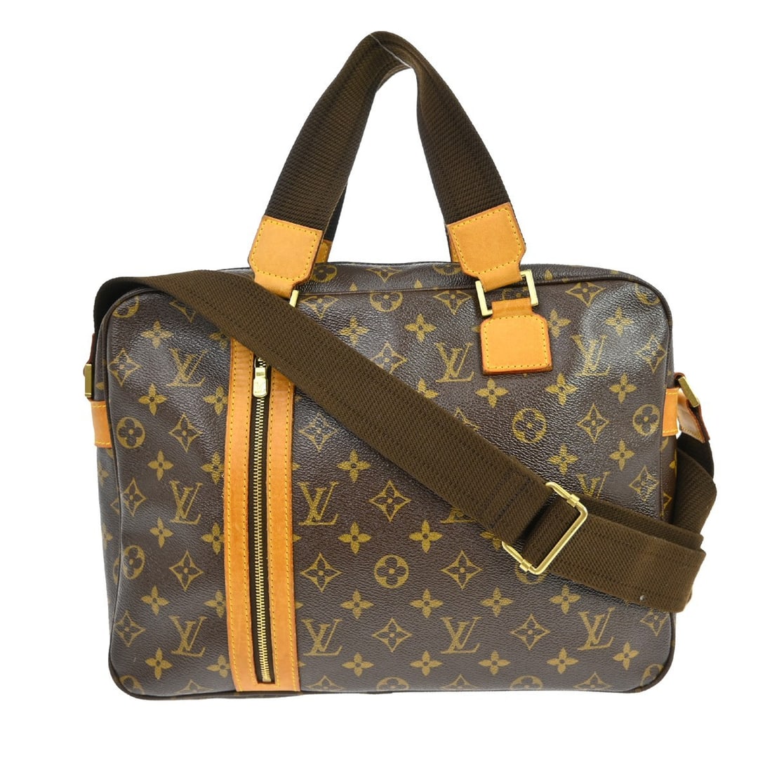 Louis Vuitton Sac Bosphore Monogram Canvas 2Way Handbag M40043: Louis Vuitton Sac Bosphore Monogram Canvas 2Way Handbag M40043 This Louis Vuitton Monogram Sac Bosphore 2-way handbag features a medium-sized silhouette crafted from monogram canvas leather with brown